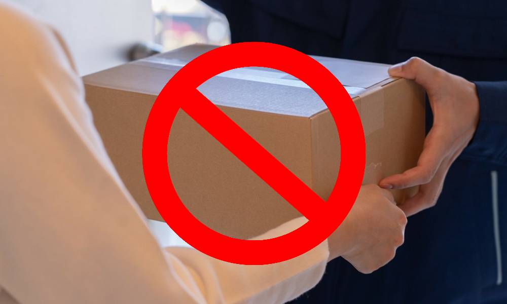 produits interdits à l'envoi au Maroc